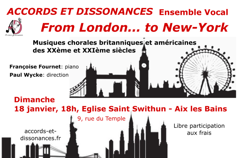 Concert Choral : "From London to New-York" image1