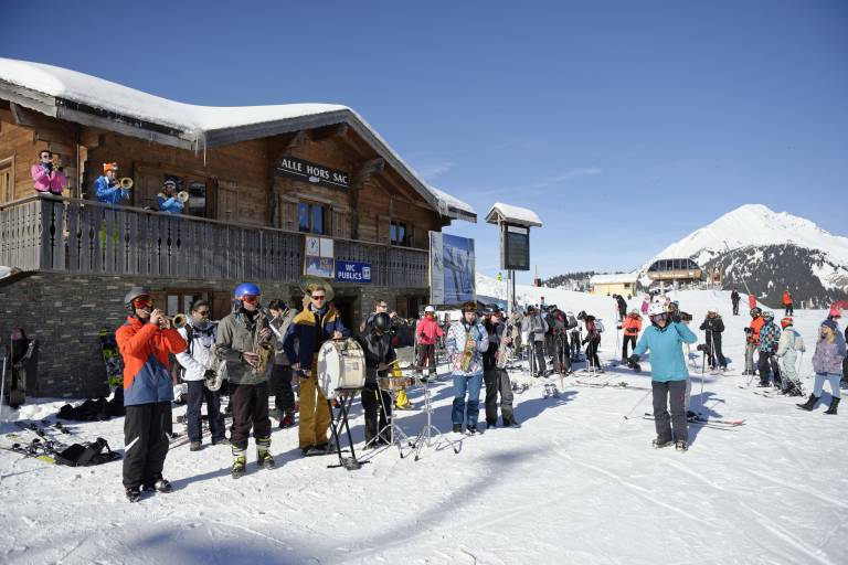 Musical entertainment with the brass band  "Les boules de feu" image2