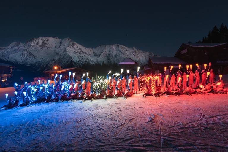 Grande descente aux flambeaux du Mont d'Arbois image1