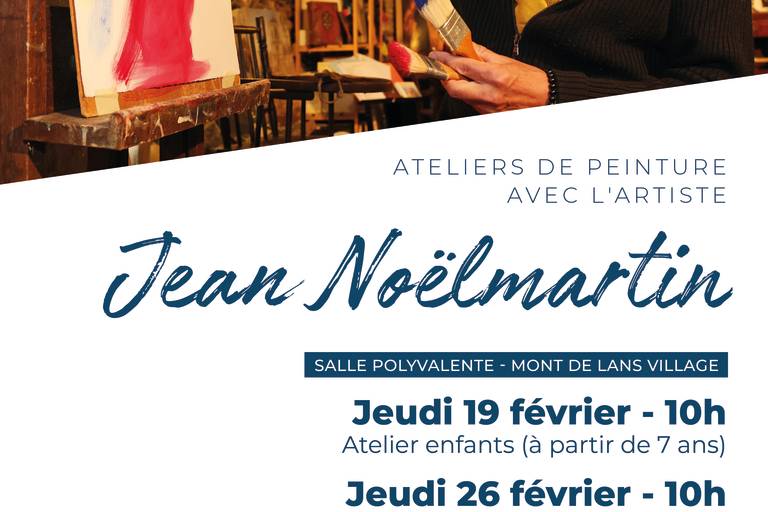 Atelier de peinture adultes - avec l'artiste Jean Noëlmartin image1