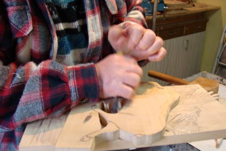 Démonstration de la sculpture sur bois image1