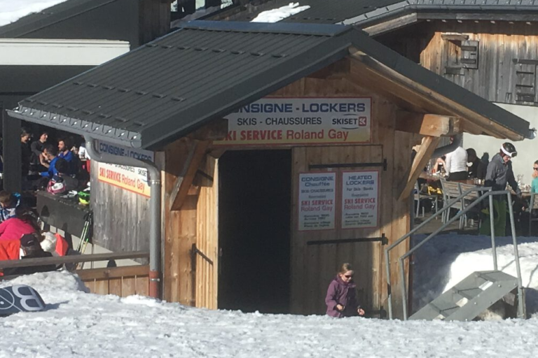 Ski lockers - Roland Gay SKISET - At the top of the Grand Massif Express gondola lift image1