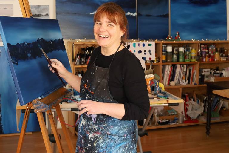 Dans l’atelier d’artiste de Nathalie Le Reste image2