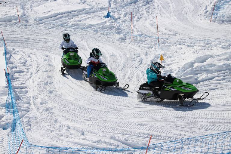 Electric snowmobiles for children image2