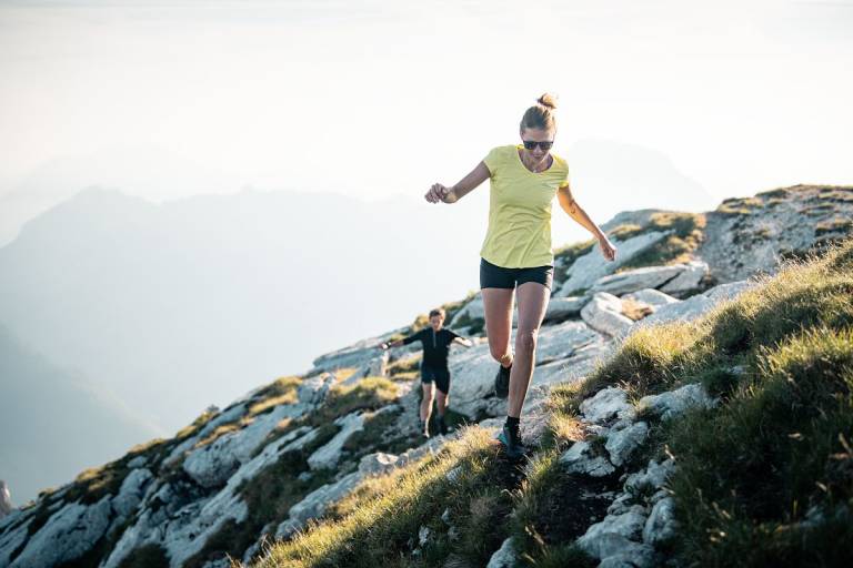 Trail running Bauges : Margeriaz shelf image1