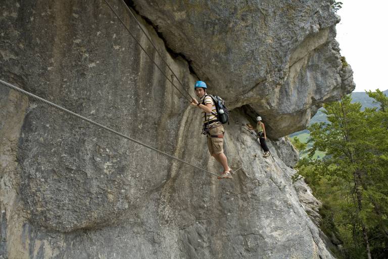 La Via Ferrata "école" du Nant de Rossane image2