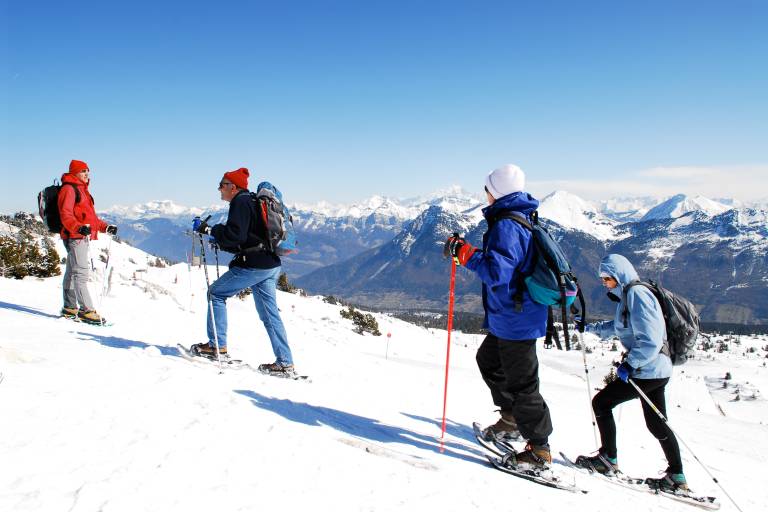 Snowshoe hikes : The Margériaz ridges image2