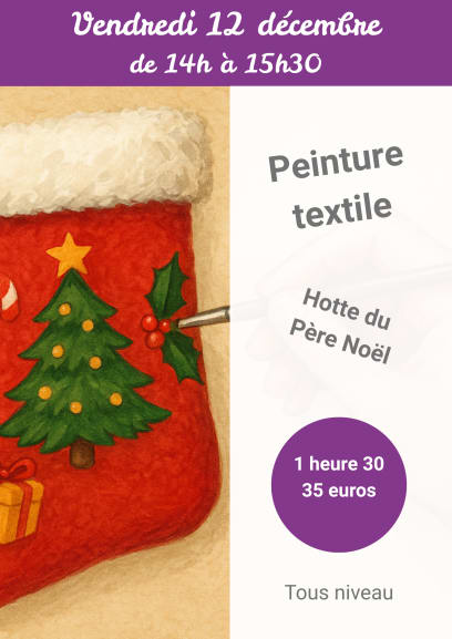 Textile Painting Workshop on December 12