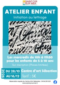 Atelier Enfant : Initiation au lettrage