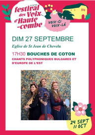 Bouches de Coton, polyphonies Bulgares et d'Europe de L'Est •  Festival des Voix d'Hautecombe