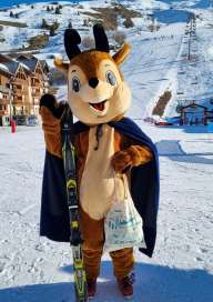 The opening day of the Valmeinier ski area