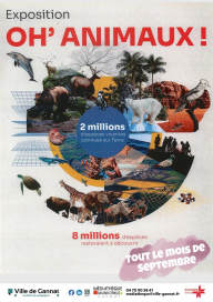 Exposition "Oh' Animaux !" à la Médiathèque de Gannat