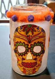 Creative Workshop: “Skull” Candle Holder