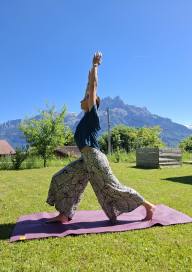 Outdoor yoga