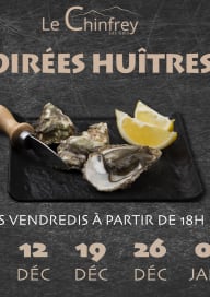 Soirée huitres au Chinfrey
