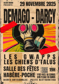 Soirée concerts avec Demago - Darcy