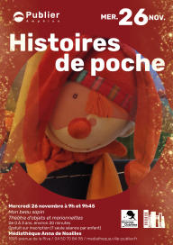 Histoires de poches - object theater and puppetry