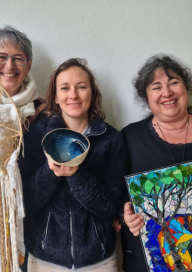 Exposition de Valérie Borgel, Clara Longeagne et Anne-Mattina.