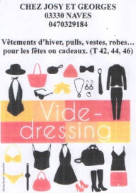 Vide-Dressing chez Josy et Georges