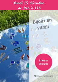 Stained Glass Jewelry Workshop on December 15