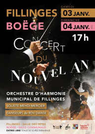 Concert du nouvel an par l'Orchestre d'Harmonie Municipal de Fillinges