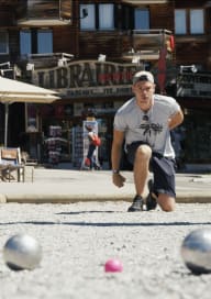 Pétanque tournament in Avoriaz