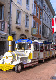 Chambéry by tourist trackless train