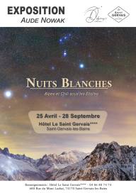 Exposition "Nuits Blanches" de l'astrophotographe Aude Nowak