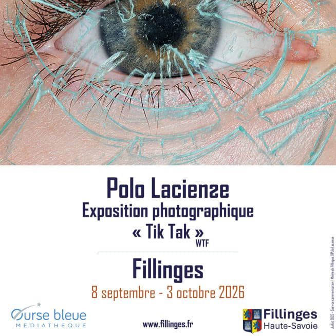 Exposition photographique "TIK TAK" par Polo Laciense à la Médiathèque de l'Ourse Bleue