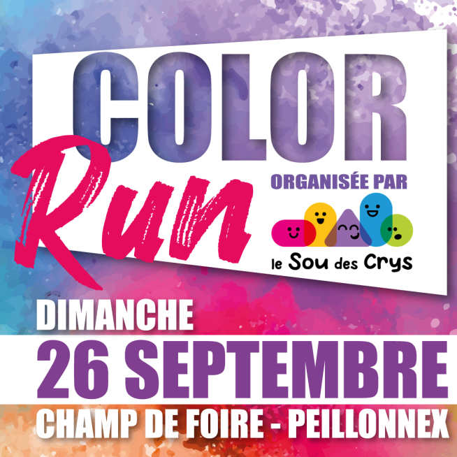 Peillonnex “Du Sou” Color Run & Barbecue