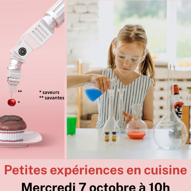 Atelier à Saint Jean de Tholome - Petites expériences en cuisine