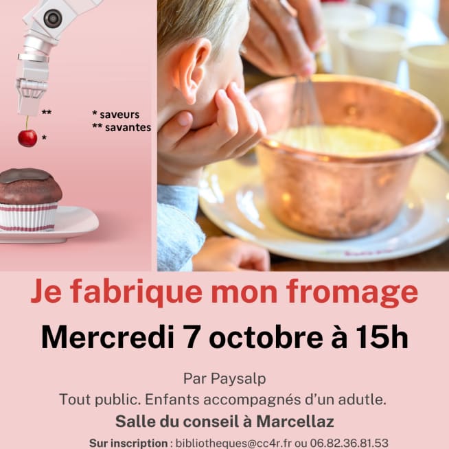 Atelier je fabrique mon fromage
