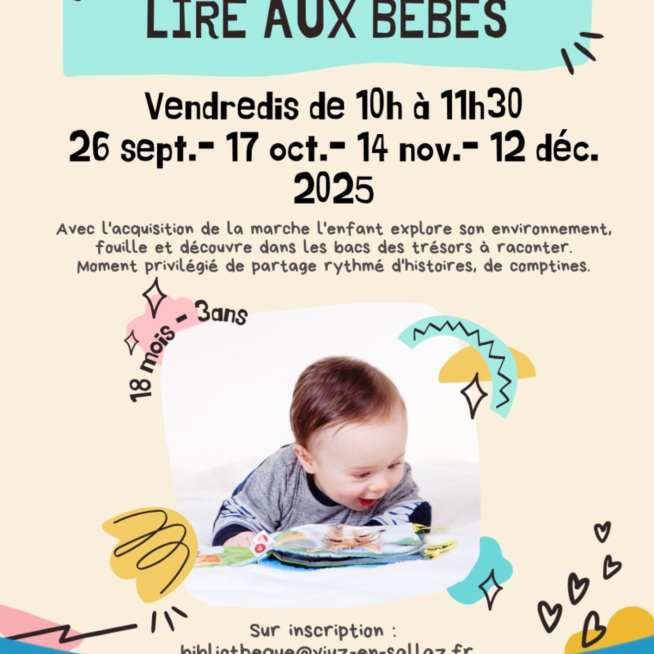 Lire aux bébés 18 mois - 3 ans à Viuz