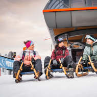 Piste de luge des Diablerets