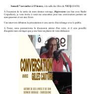 Conversation avec Gilles Cauture autour de son livre « Digressions »
