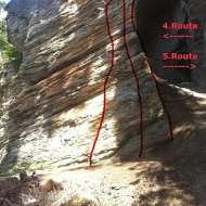 Climbing area Chalet Mengis