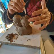 Cours sculpture terre (modelage) ados/adultes
