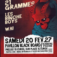 Soirée concerts au Pavillon Black-Board avec Les Sales Majestés
