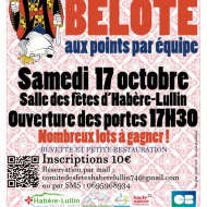 Concours de Belote aux points par équipe