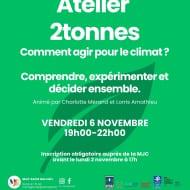 MJC / L'apéro Science et Culture - Atelier 2 Tonnes