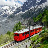 Mer de Glace et train du Montenvers