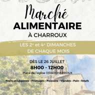 Marché alimentaire de Charroux