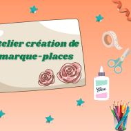 Atelier création de marque-place en cuir