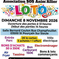 Loto de l’association SOS Anim’Allier