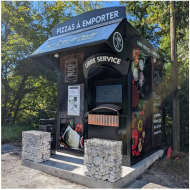 Distributeur de pizzas à Bellecombe en Bauges