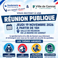 Réunion Publique Gendarmerie