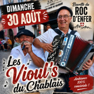 Concert by Vioul' du Chablais at the Roc d’Enfer Buvette
