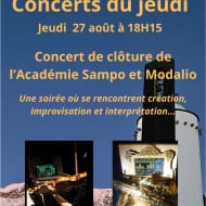 Concerts du jeudi : Académie Sampo et Modalio