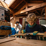 Atelier bâton de marche "de sorcier ou sorcière"