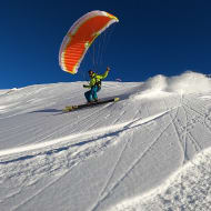 Aero-bi paragliding and speedriding